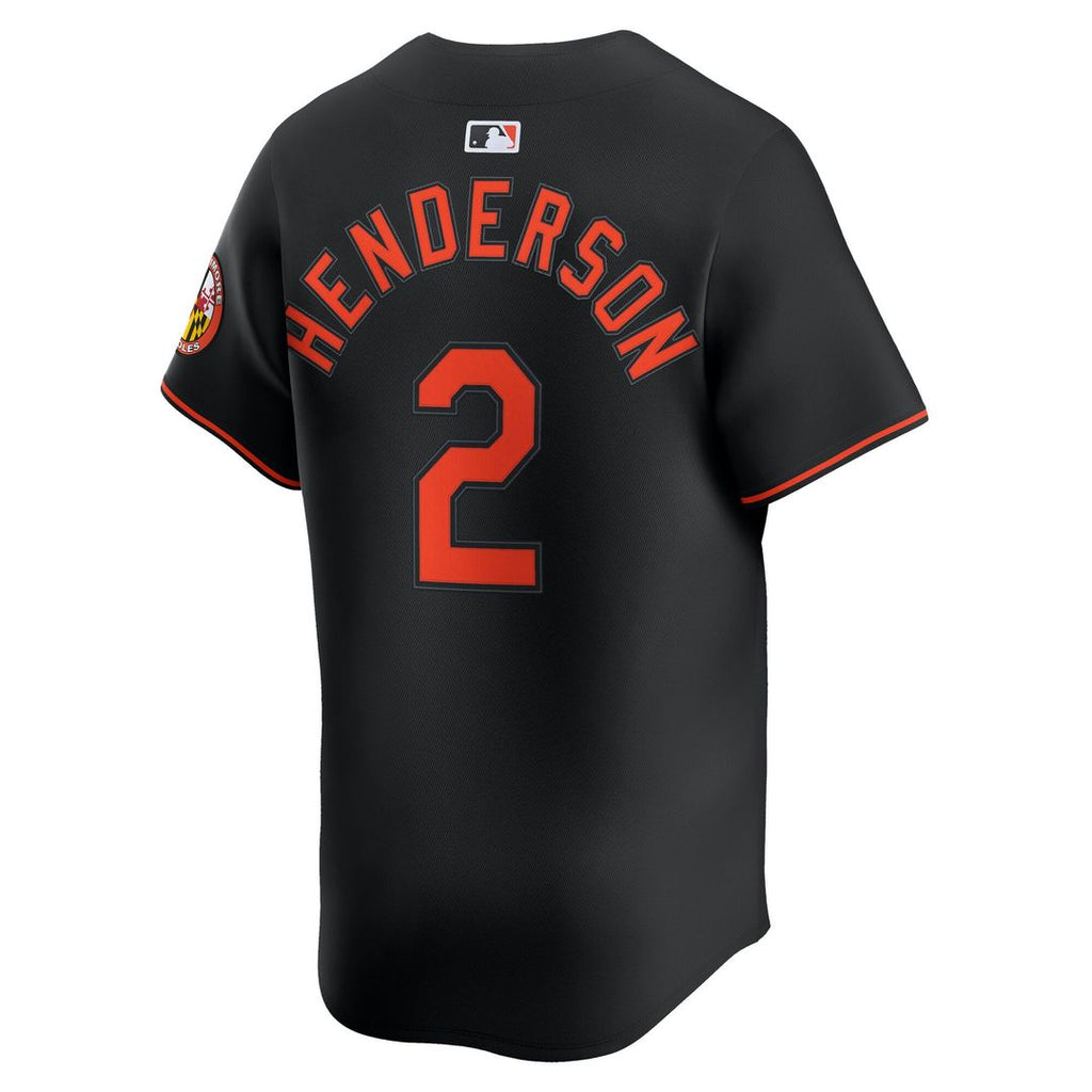 Men's Baltimore Orioles Gunnar Henderson White Home Limited MLB Baseball Jersey - view 26