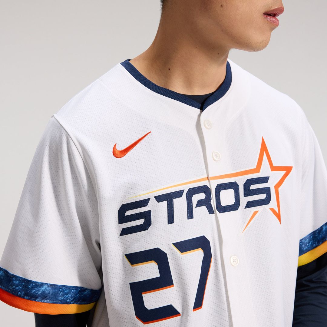 Men's Houston Astros Jose Altuve White 2025 City Connect Limited MLB Baseball Jersey - view 10