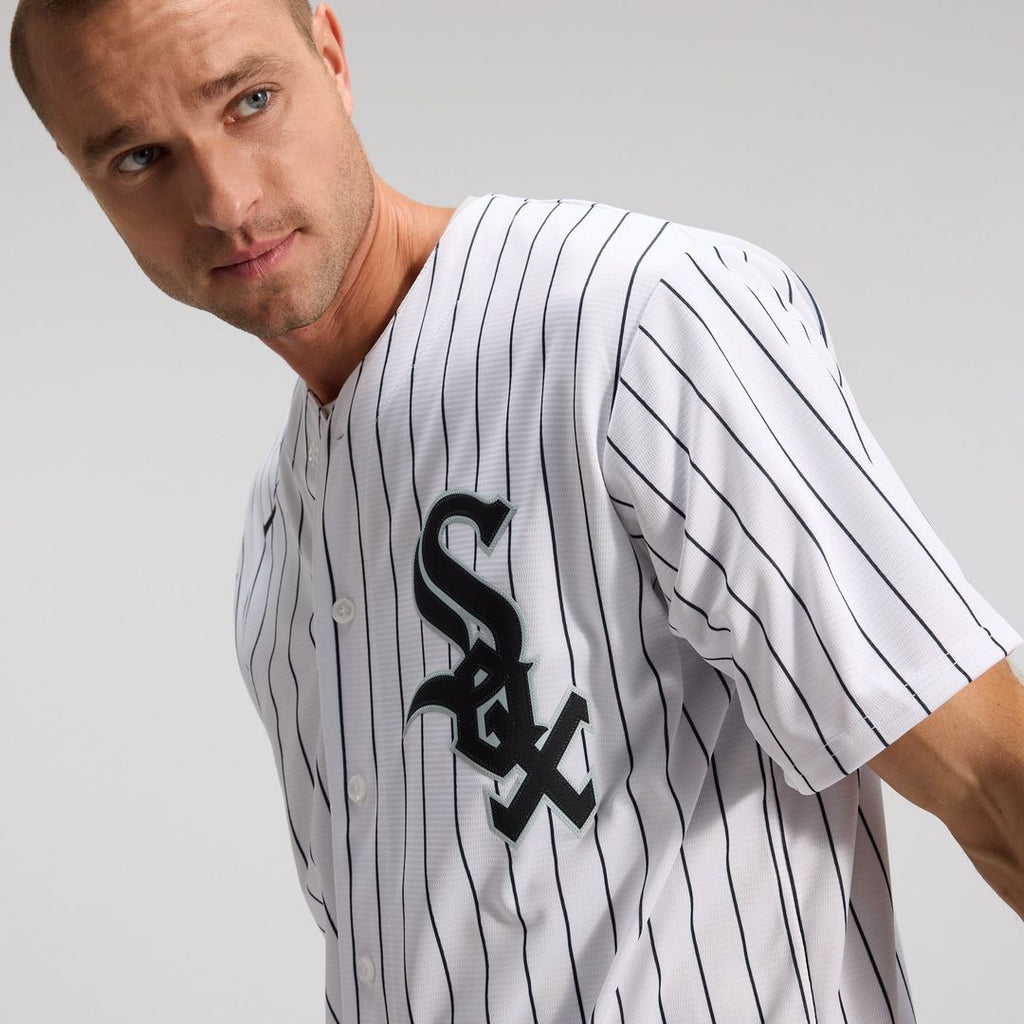 Men's Chicago White Sox White Home Replica MLB Baseball Jersey - view 7