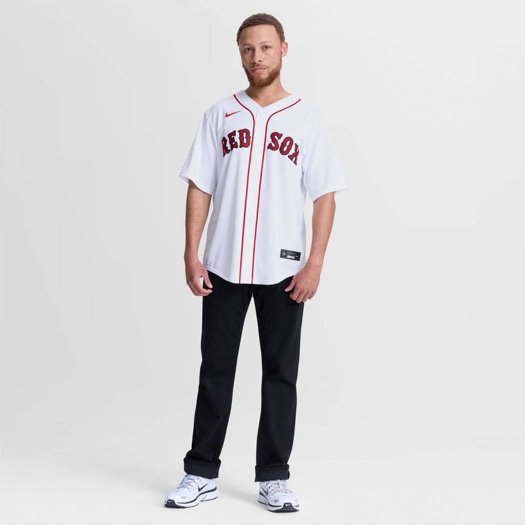 Men's Boston Red Sox David Ortiz White Home Replica MLB Baseball Jersey - view 4