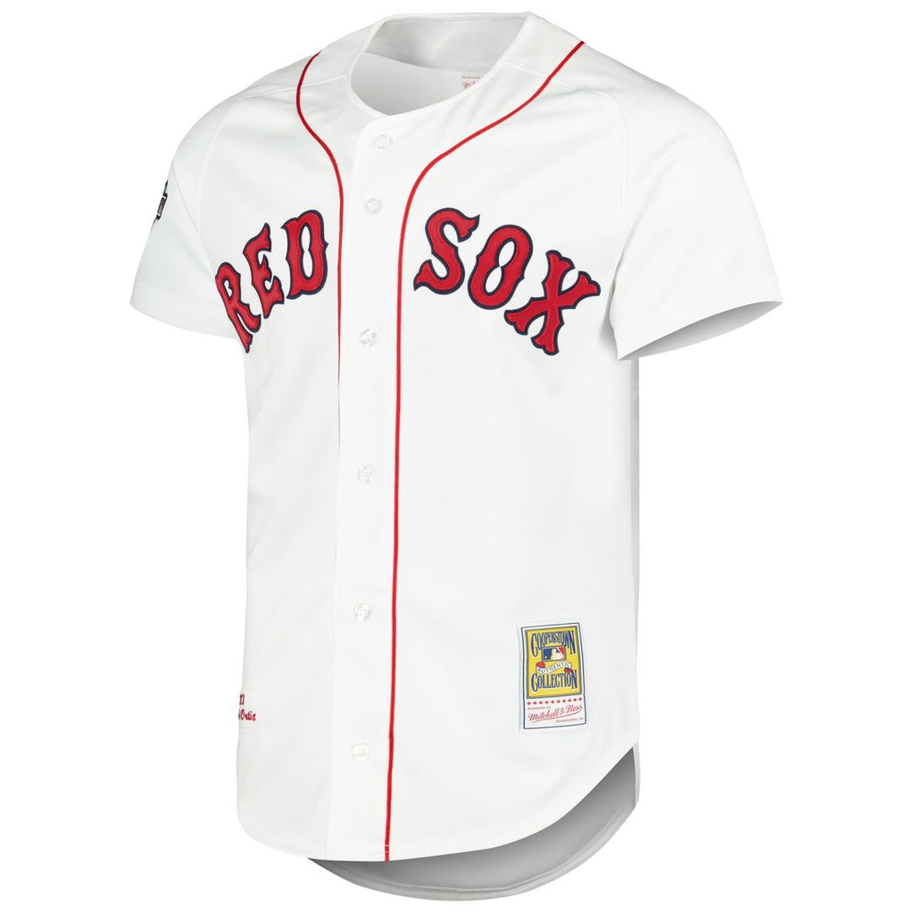 Men's Boston Red Sox David Ortiz White Cooperstown Collection MLB Baseball Jersey - view 2
