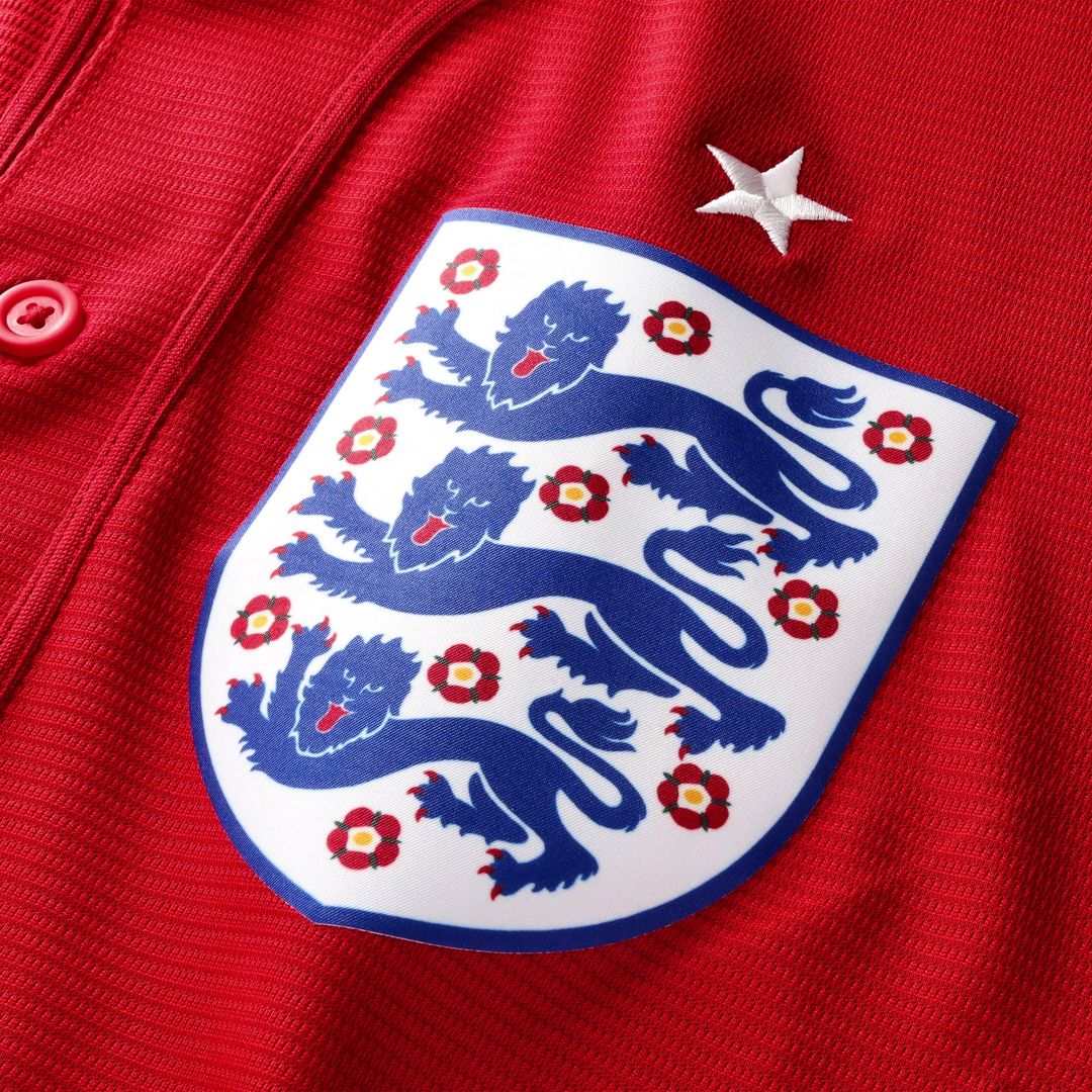 Men's England National Team MLB Red Stadium Replica Jersey - view 4