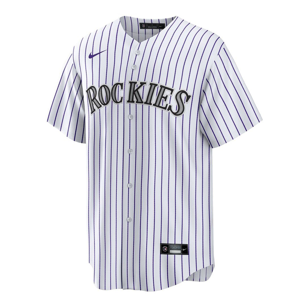 Men's Colorado Rockies Ryan Ritter White Home Replica MLB Baseball Jersey - view 2