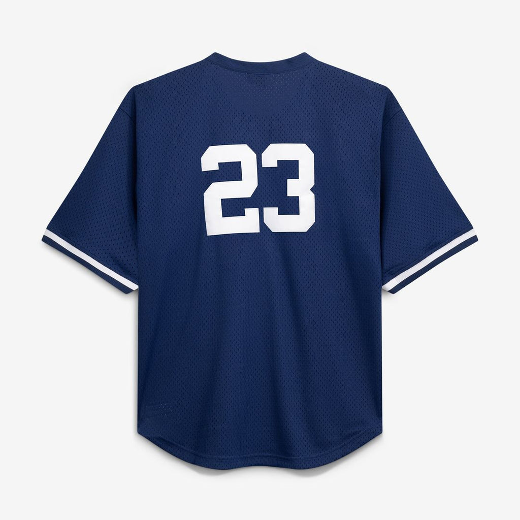 Men's New York Yankees Don Mattingly Navy Cooperstown Collection Big & Tall Mesh Batting Practice MLB Baseball Jersey - view 3