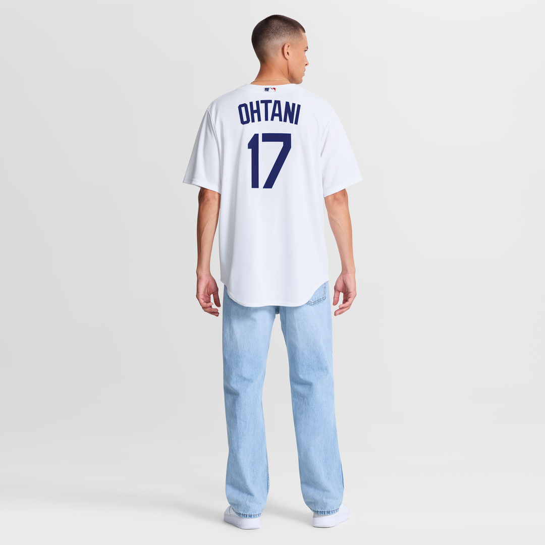 Men's Los Angeles Dodgers Shohei Ohtani White Home Replica MLB Baseball Jersey - view 5