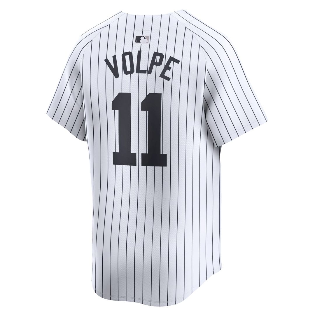 Men's New York Yankees Anthony Volpe White Home Limited MLB Baseball Jersey - view 3