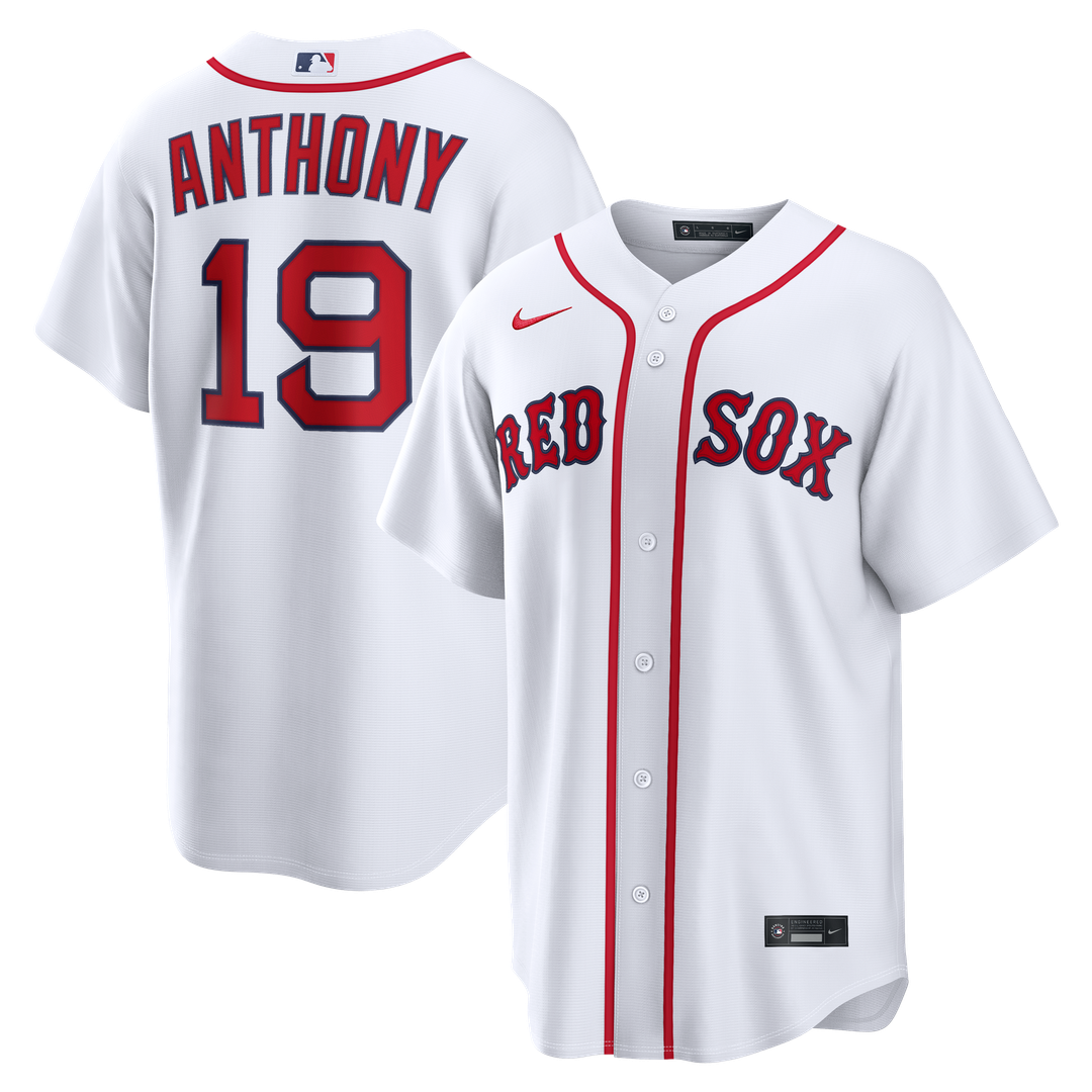 Men's Boston Red Sox Roman Anthony White Home Replica MLB Baseball Jersey - view 1