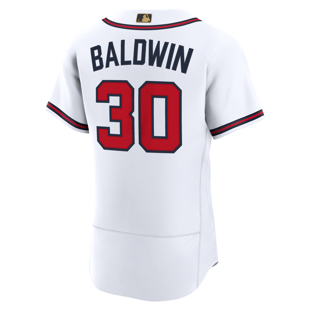 Men's Atlanta Braves Drake Baldwin Red MLB Awards Jersey - view 9