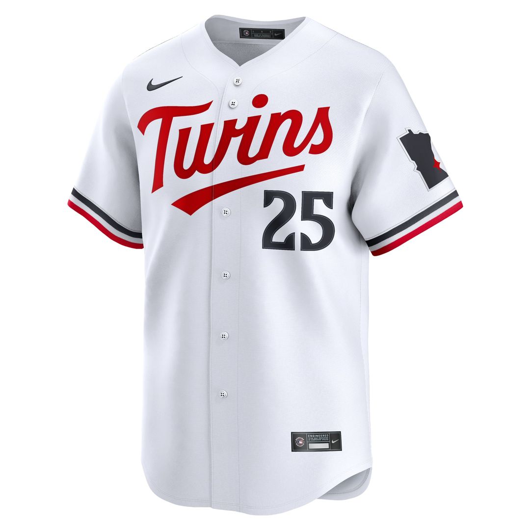 Men's Minnesota Twins Byron Buxton White Home Limited MLB Baseball Jersey - view 2