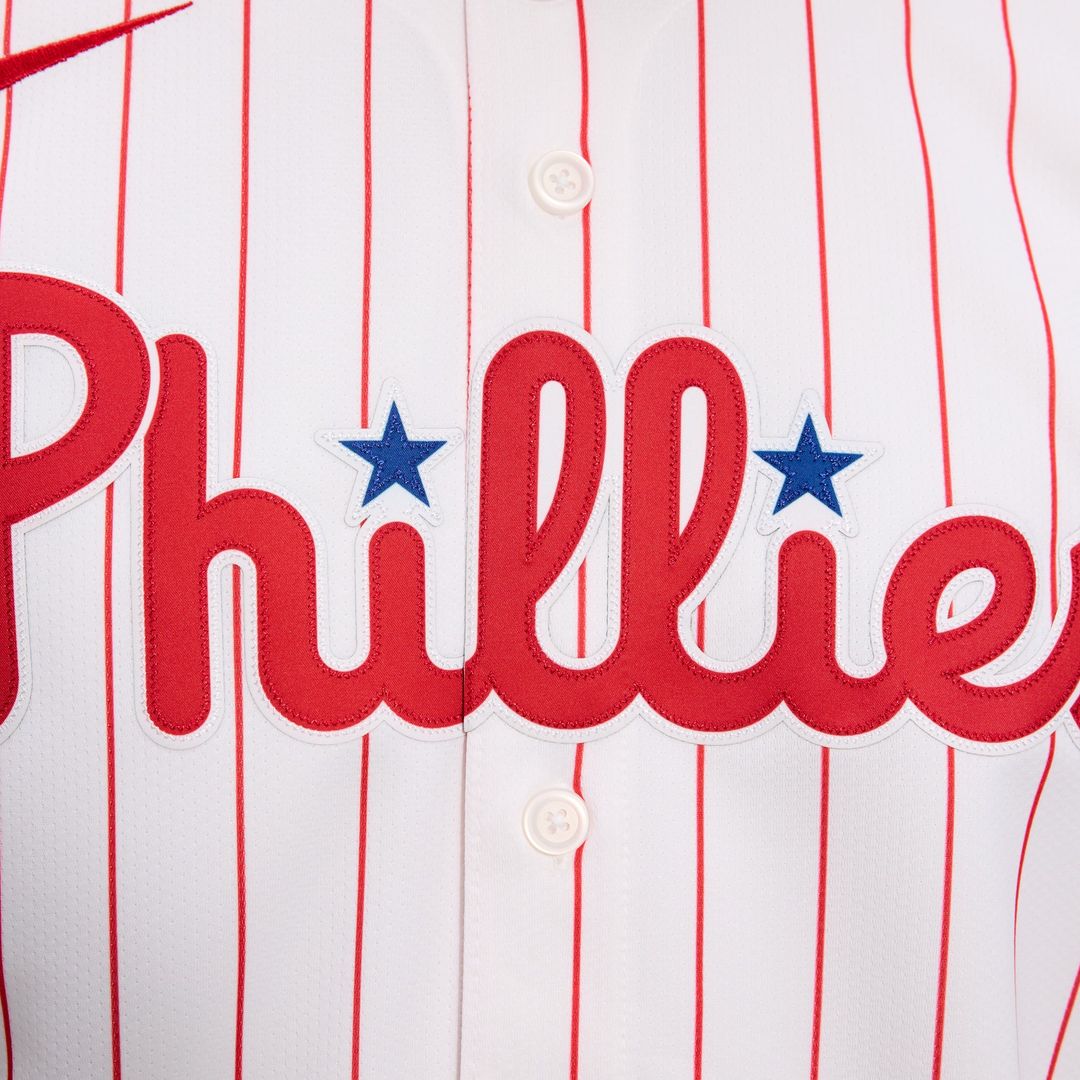 Men's Philadelphia Phillies White Home Limited MLB Baseball Jersey - view 10