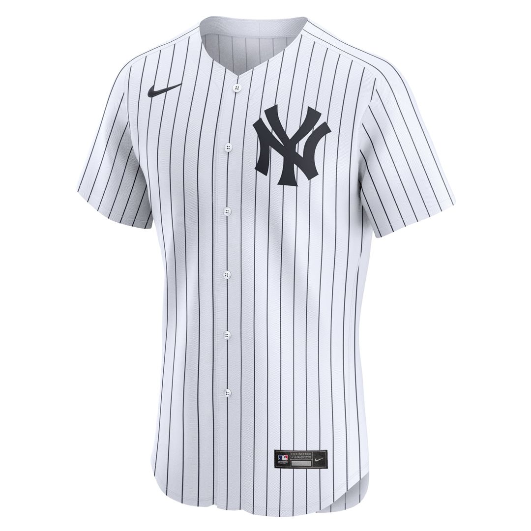 Men's New York Yankees White Home Elite MLB Baseball Jersey - view 2