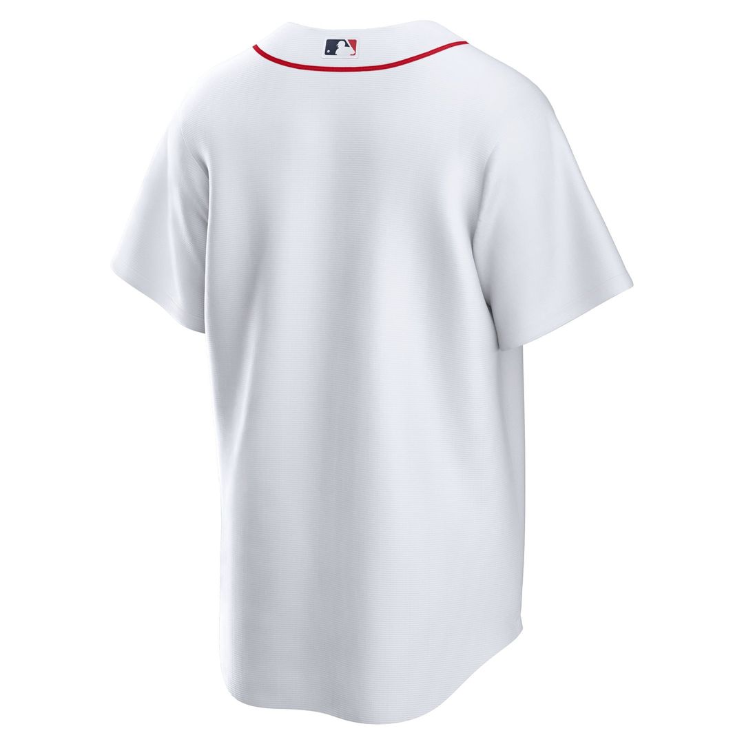 Men's Boston Red Sox White Home Blank Replica MLB Baseball Jersey - view 3