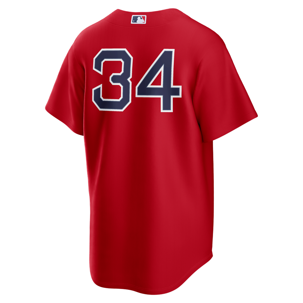 Men's Boston Red Sox David Ortiz Red Alternate Replica MLB Baseball Jersey - view 3
