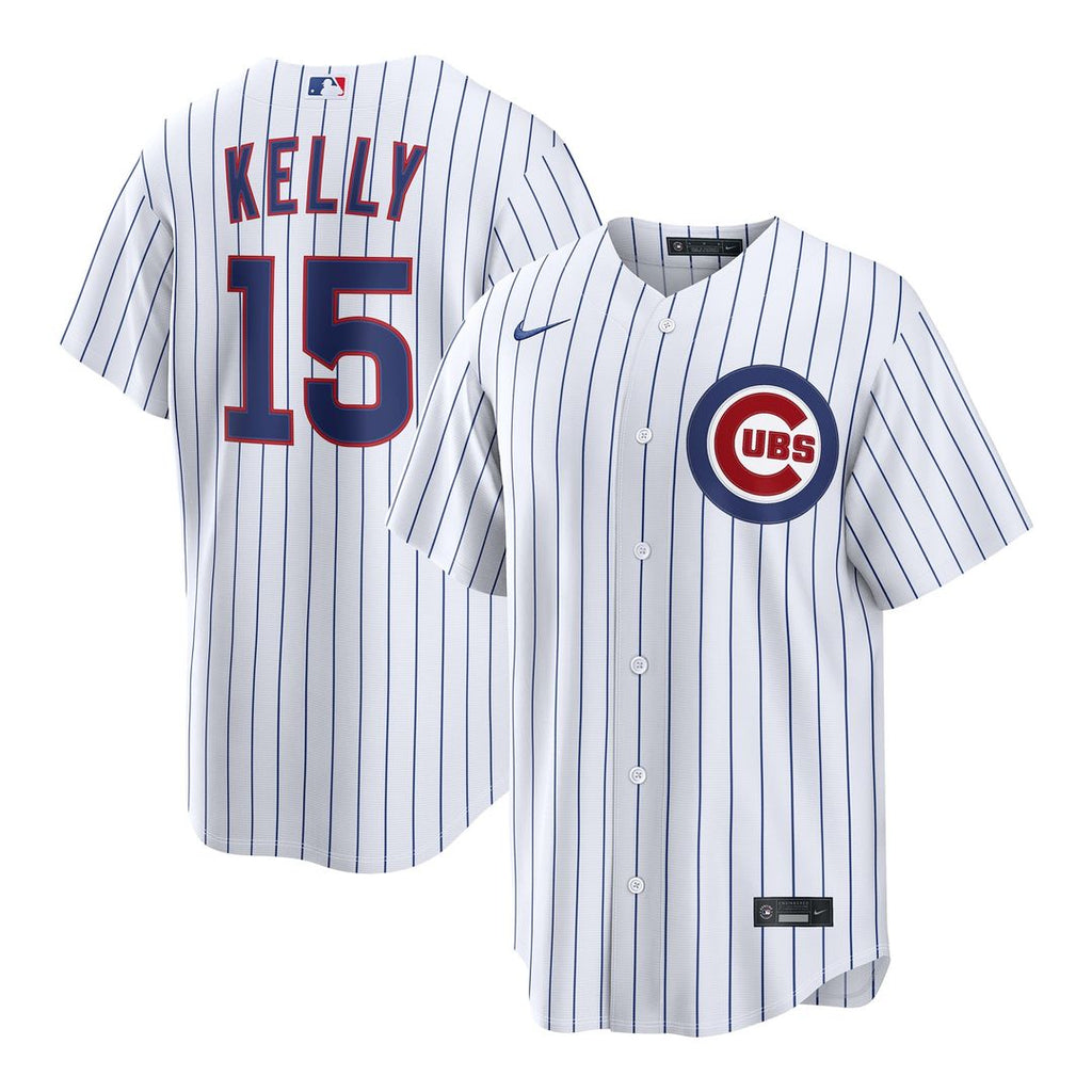 Men's Chicago Cubs Carson Kelly White Home Replica MLB Baseball Jersey - view 1