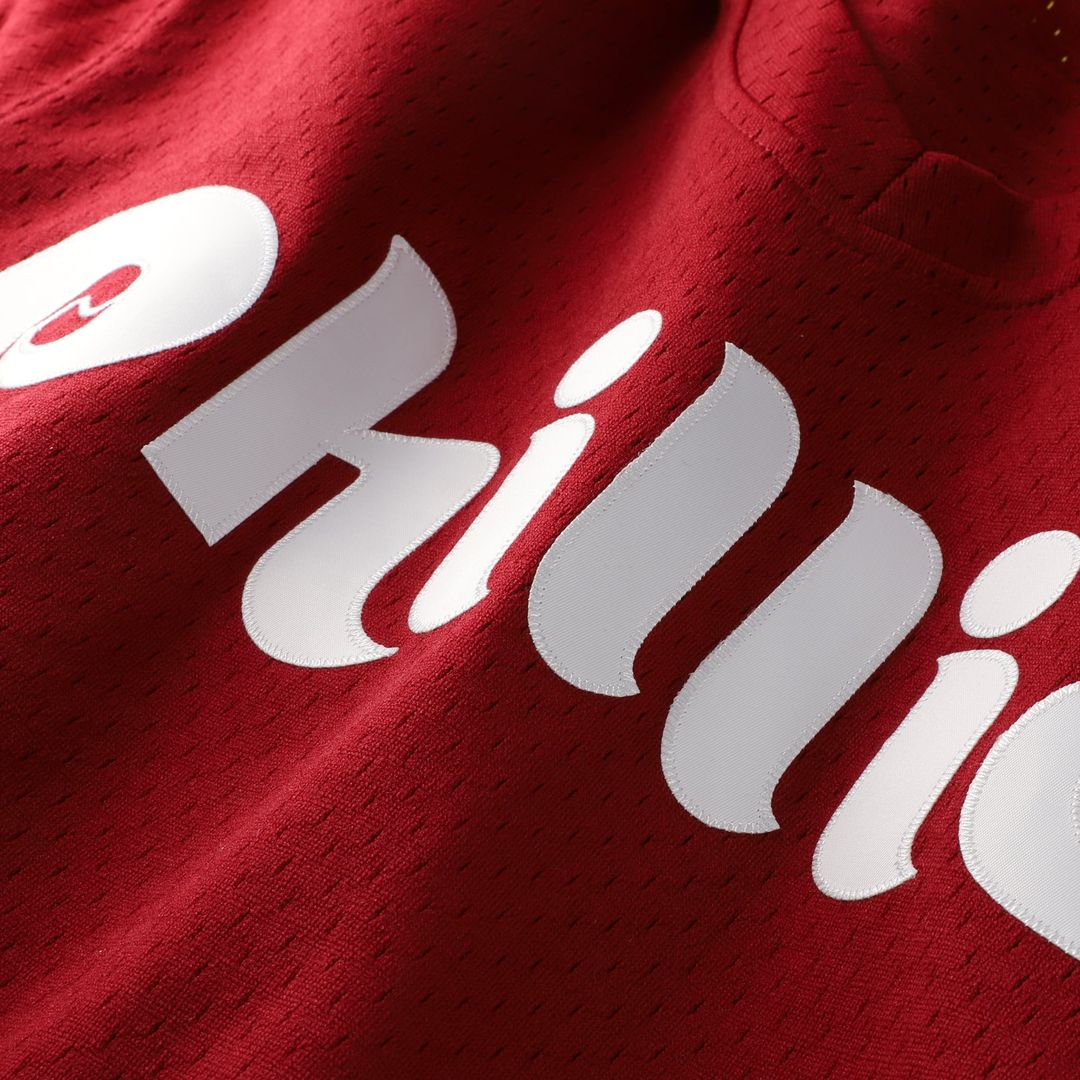 Men's Philadelphia Phillies Darren Daulton Scarlet Batting Practice MLB Baseball Jersey - view 4