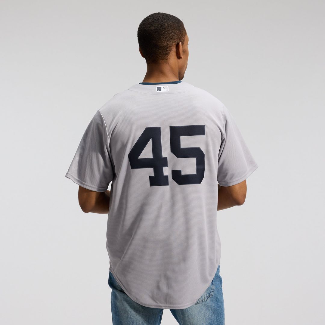 Men's New York Yankees Gerrit Cole Gray Road Replica MLB Baseball Jersey - view 3