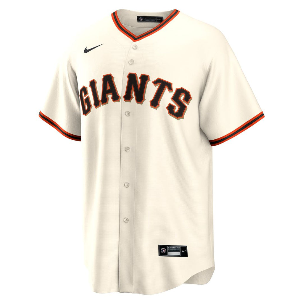 Men's San Francisco Giants Willy Adames Cream Home Replica MLB Baseball Jersey - view 2