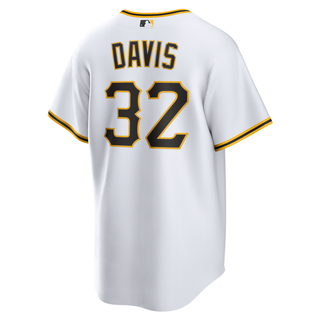 Men's Pittsburgh Pirates Henry Davis White Home Replica MLB Baseball Jersey - view 3
