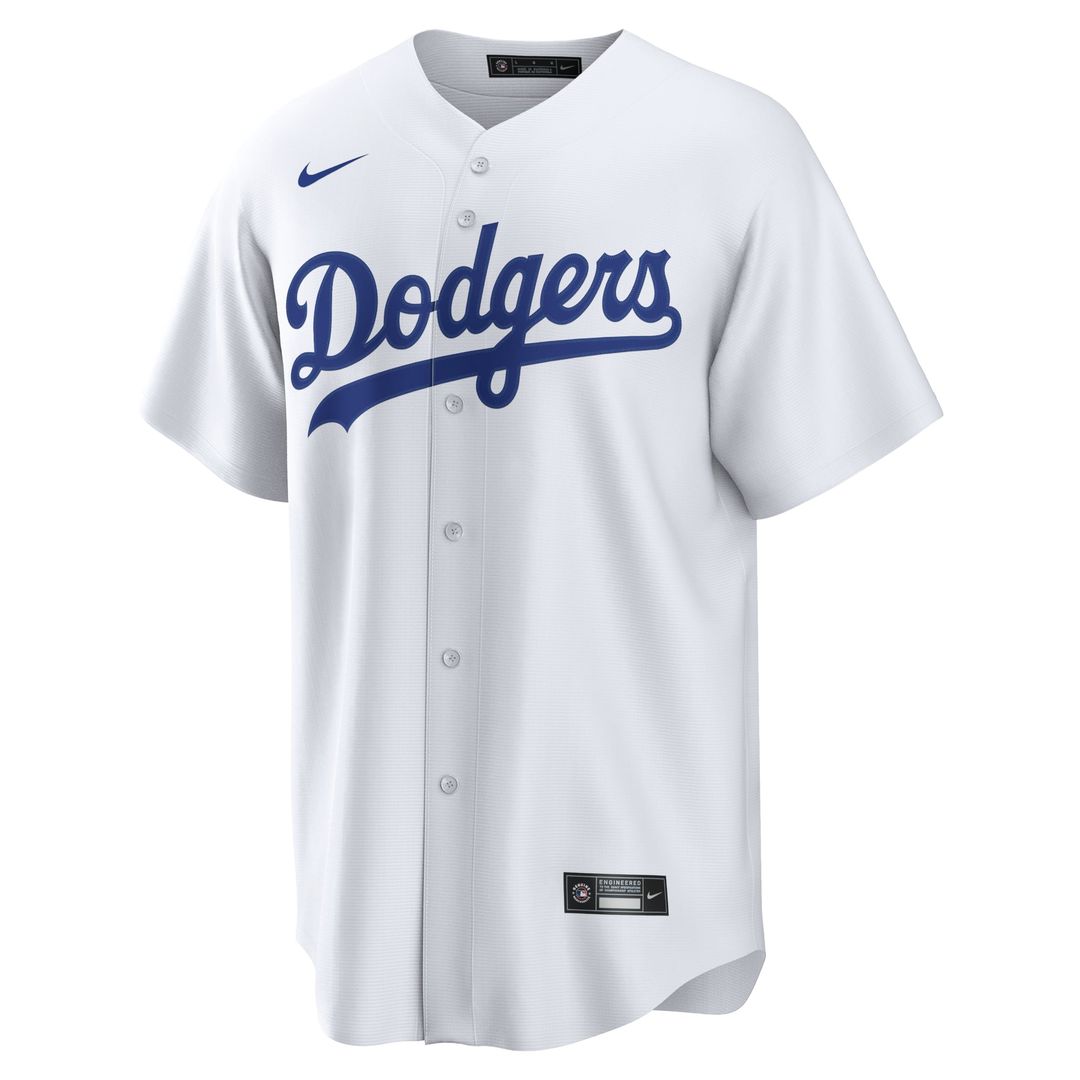 Men's Los Angeles Dodgers Freddie Freeman White Replica MLB Baseball Jersey - view 2