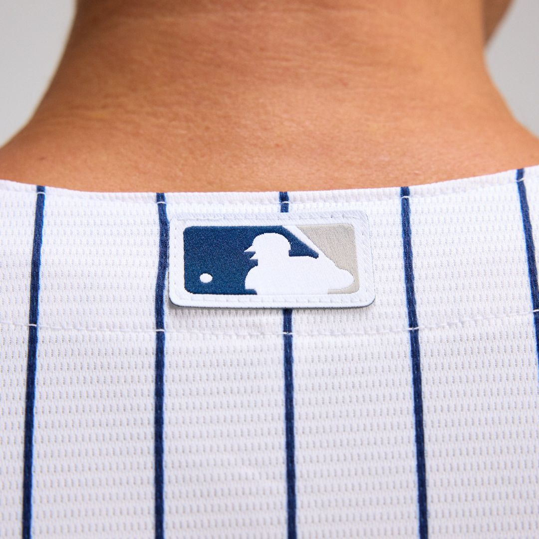 Men's New York Yankees White Home Replica MLB Baseball Jersey - view 12