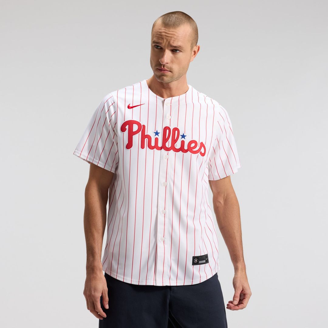 Men's Philadelphia Phillies White Home Limited MLB Baseball Jersey - view 1