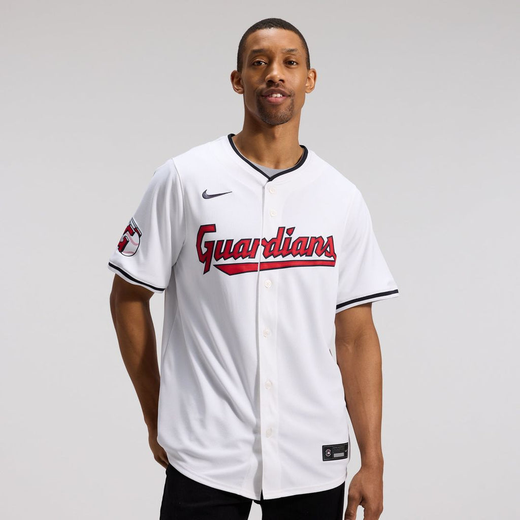 Men's Cleveland Guardians Jose Ramirez White Home Limited MLB Baseball Jersey - view 2