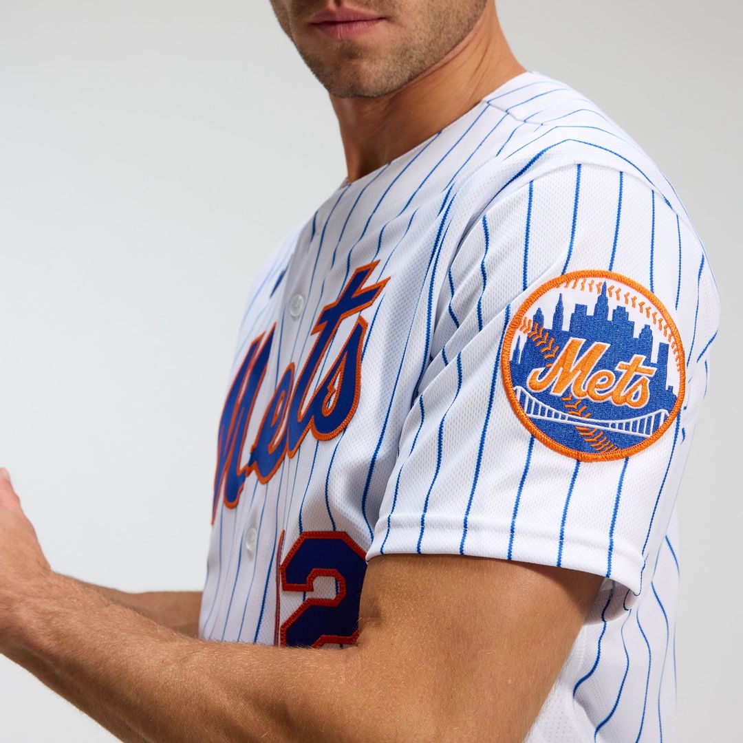 Men's New York Mets Francisco Lindor White Home MLB Baseball Jersey - view 9