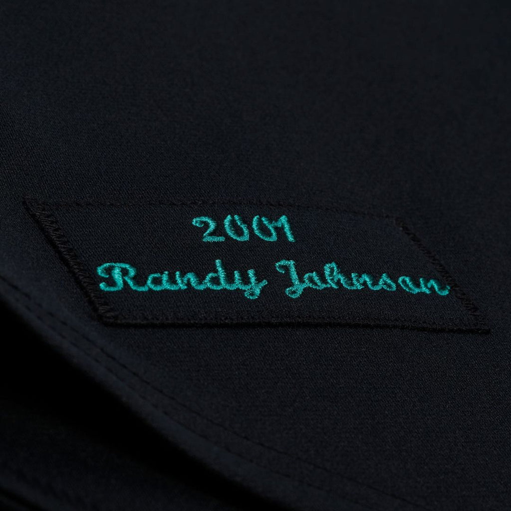 Men's Arizona Diamondbacks Randy Johnson Black 2001 MLB Baseball Jersey - view 13