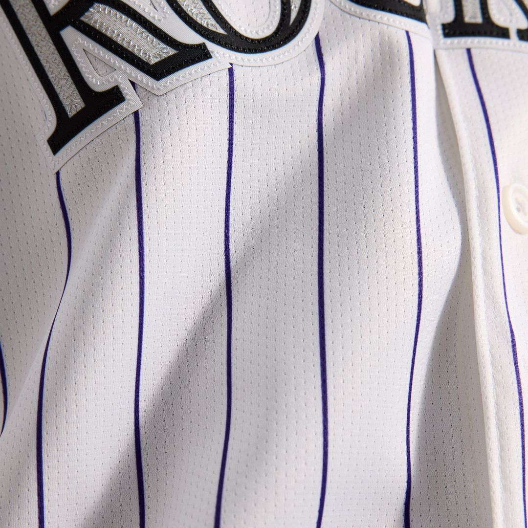 Men's Colorado Rockies White Home Limited MLB Baseball Jersey - view 13