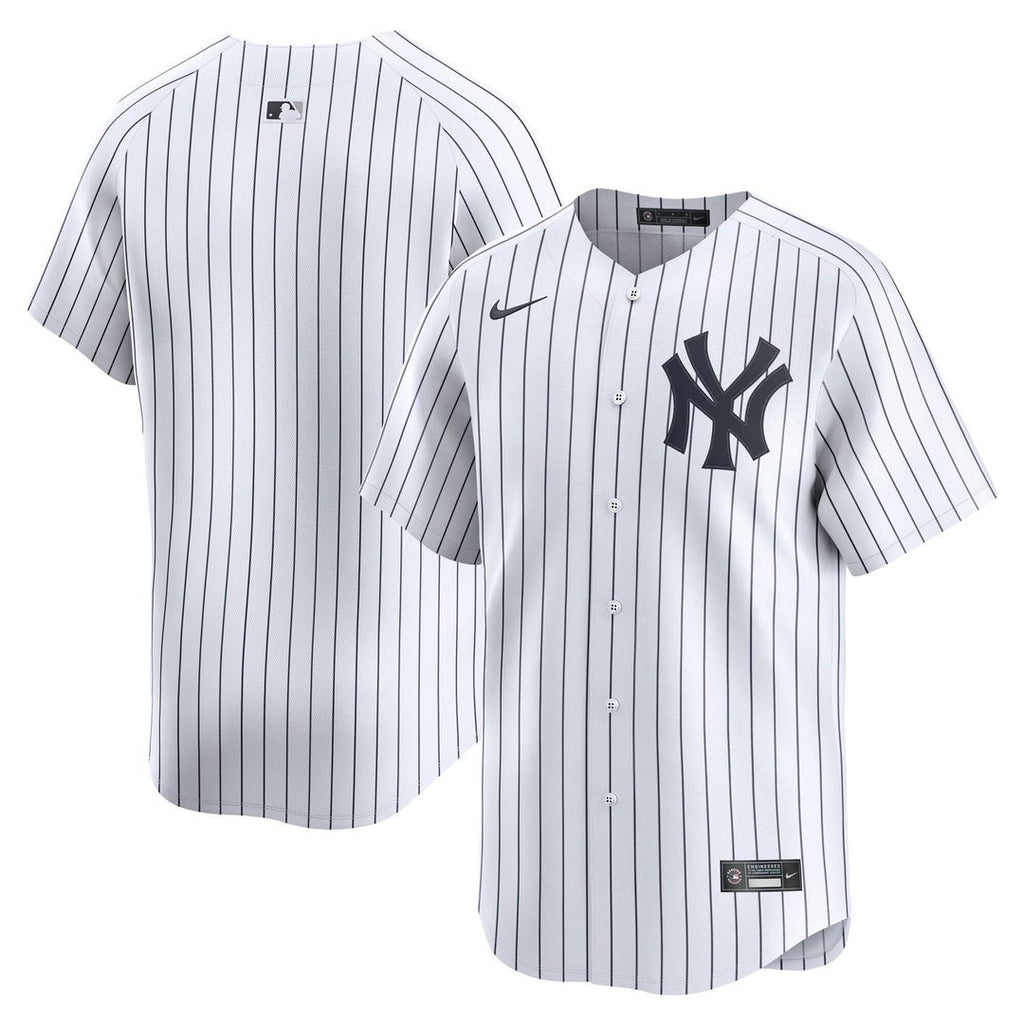 Men's New York Yankees White Home Limited MLB Baseball Jersey - view 4