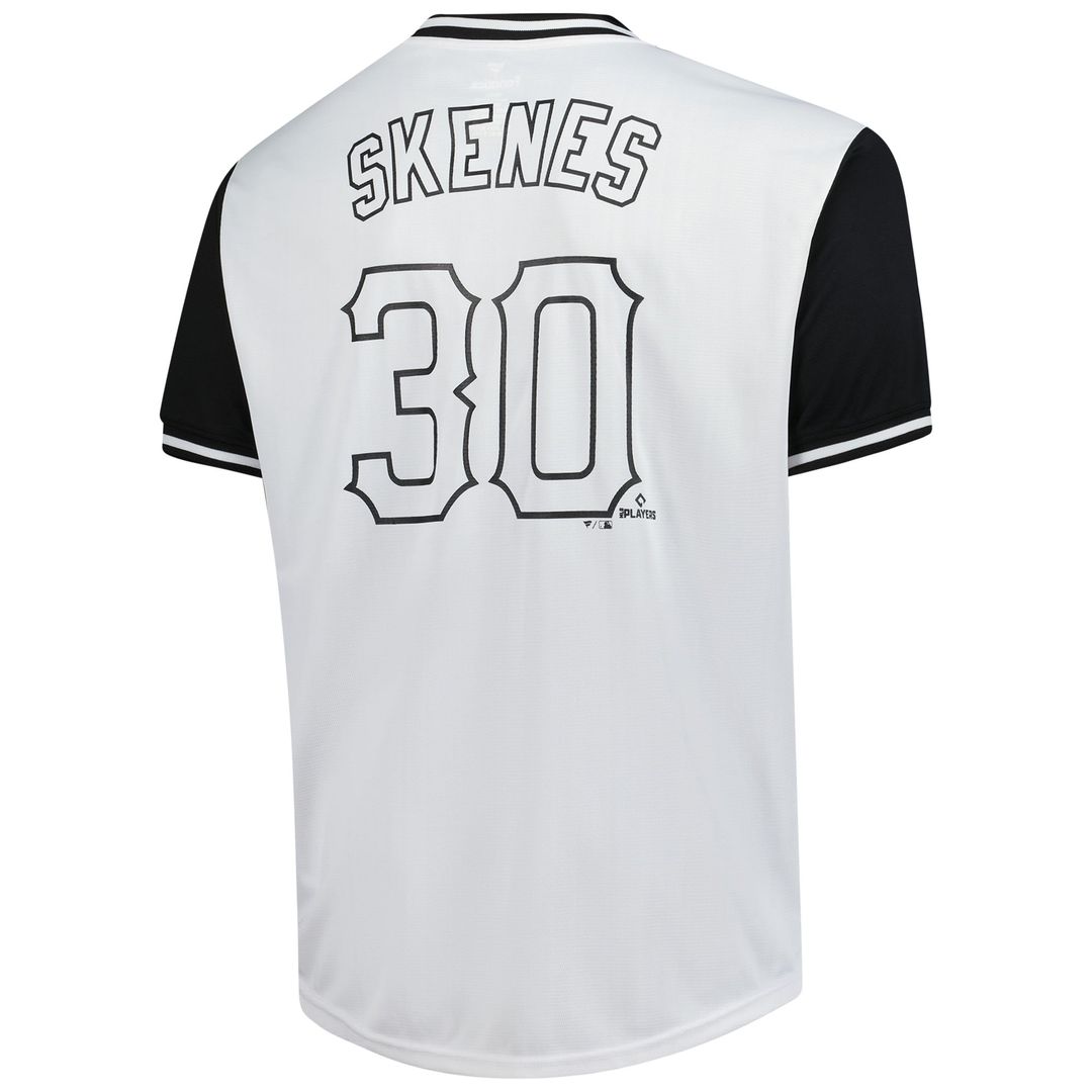 Men's Pittsburgh Pirates Paul Skenes White Big & Tall Name & Number MLB Baseball Jersey - view 3