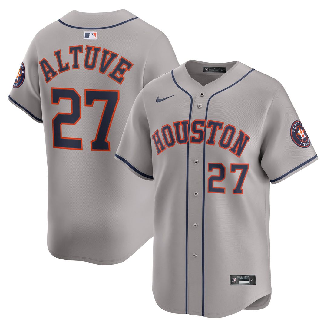 Men's Houston Astros Jose Altuve Orange Alternate Limited MLB Baseball Jersey - view 10