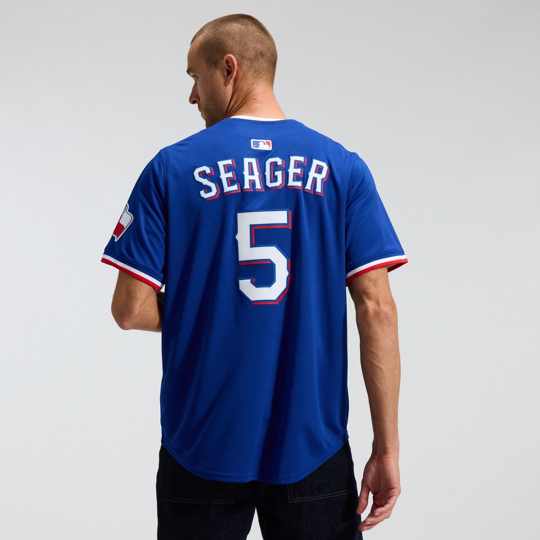 Men's Texas Rangers Corey Seager Royal Alternate 2 Limited MLB Baseball Jersey - view 4