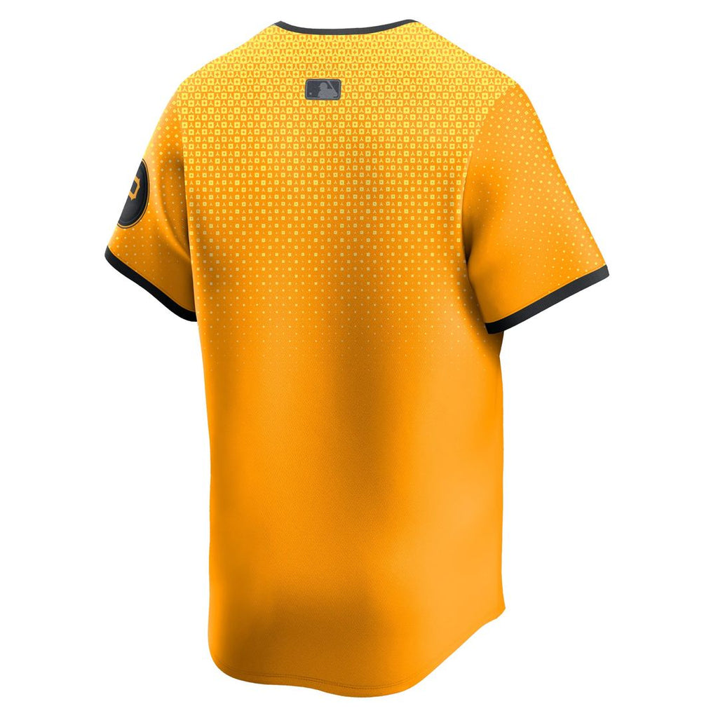 Men's Pittsburgh Pirates Gold City Connect Limited MLB Baseball Jersey - view 3