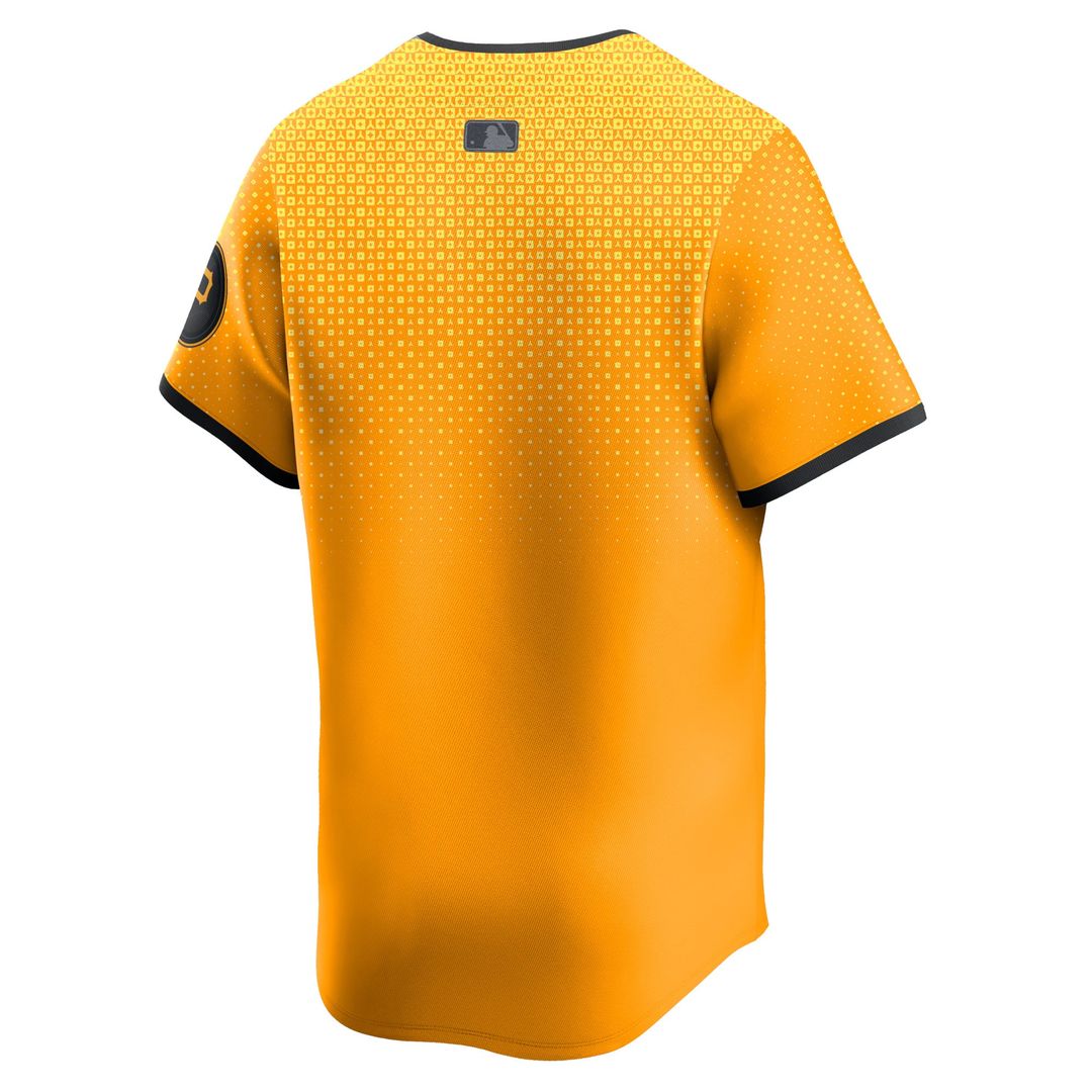 Men's Pittsburgh Pirates Gold City Connect Limited MLB Baseball Jersey - view 3