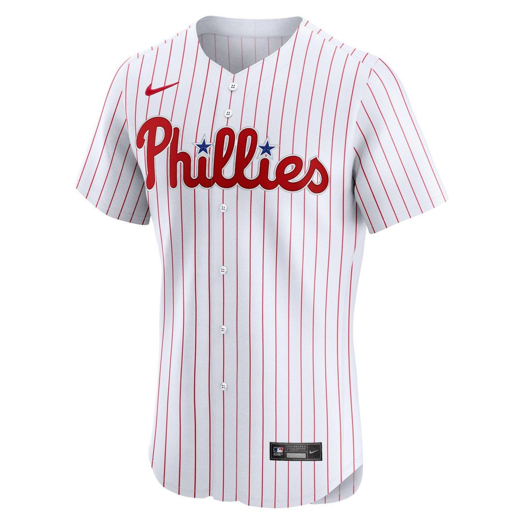 Men's Philadelphia Phillies White Home Elite MLB Baseball Jersey - view 2