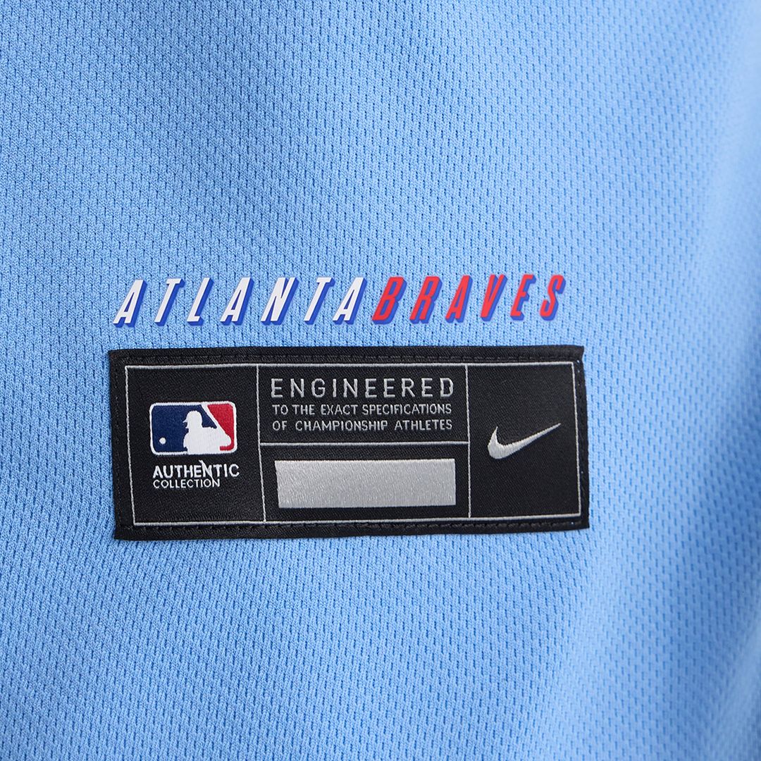 Men's Atlanta Braves Powder Blue 2026 City Connect MLB Baseball Jersey - view 14