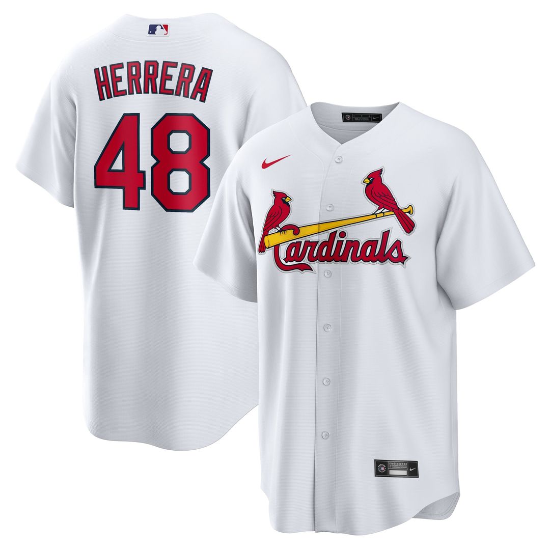 Men's St. Louis Cardinals Iván Herrera White Home Replica MLB Baseball Jersey - view 1