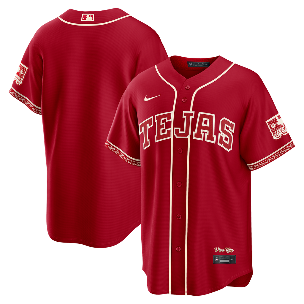 Men's Texas Rangers Red 2026 City Connect Stadium MLB Baseball Jersey - view 1