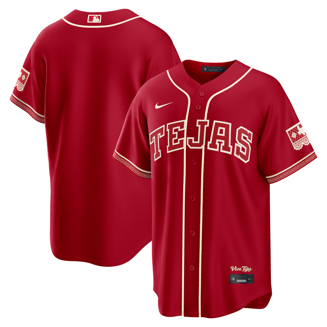 Men's Texas Rangers Red 2026 City Connect Stadium MLB Baseball Jersey - view 1