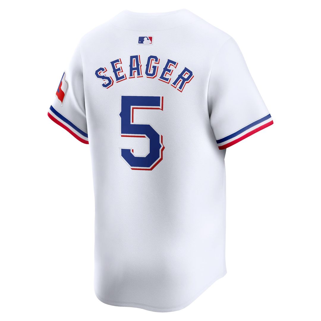 Men's Texas Rangers Corey Seager White Home Limited MLB Baseball Jersey - view 4
