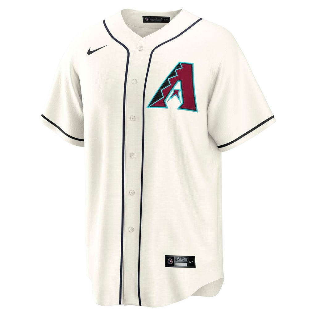 Men's Arizona Diamondbacks Corbin Carroll Cream Home Replica MLB Baseball Jersey - view 2