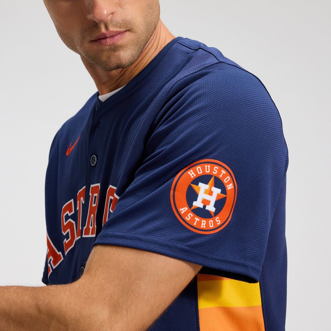 Men's Houston Astros Jose Altuve Navy Alternate Limited MLB Baseball Jersey - view 10