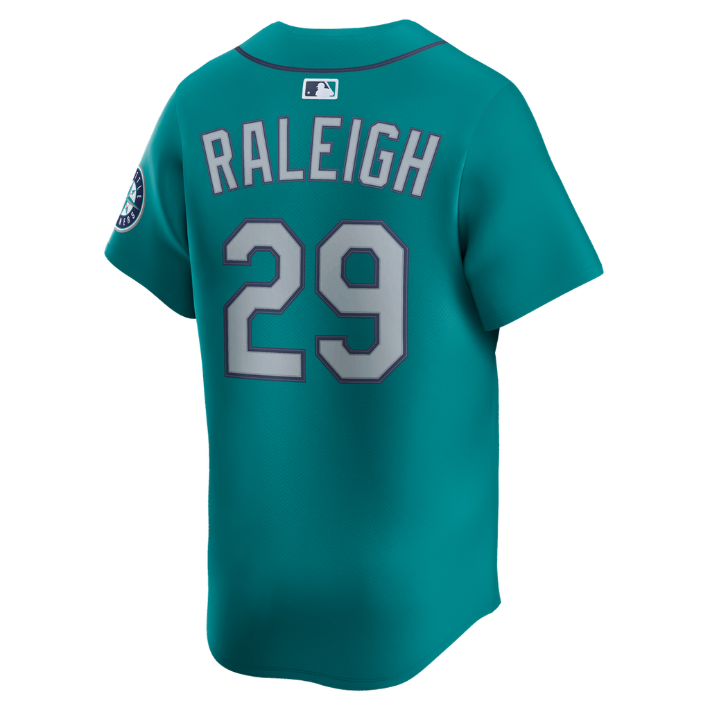 Men's Seattle Mariners Cal Raleigh Teal Alternate Limited MLB Baseball Jersey - view 22