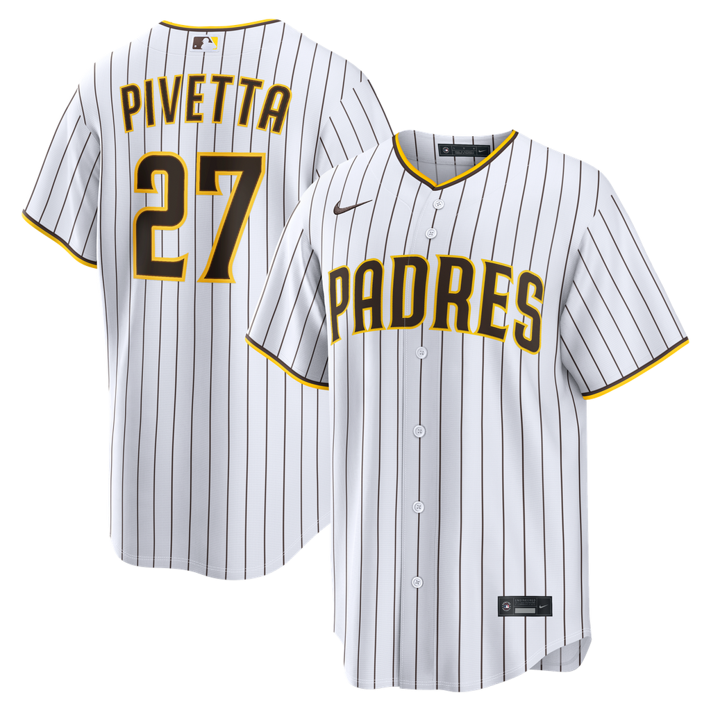 Men's San Diego Padres Nick Pivetta White Home Replica MLB Baseball Jersey - view 1