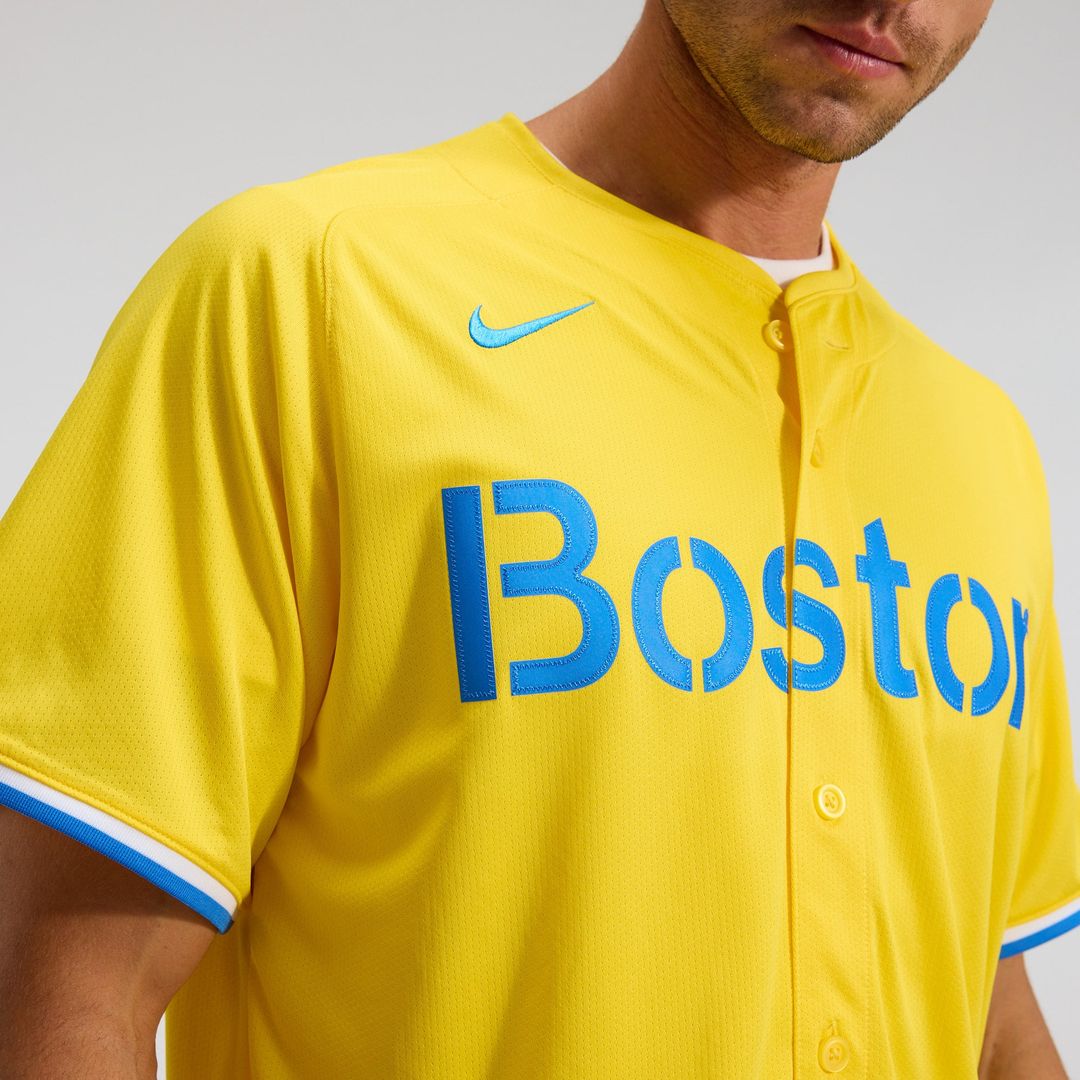 Men's Boston Red Sox Gold City Connect Limited MLB Baseball Jersey - view 9