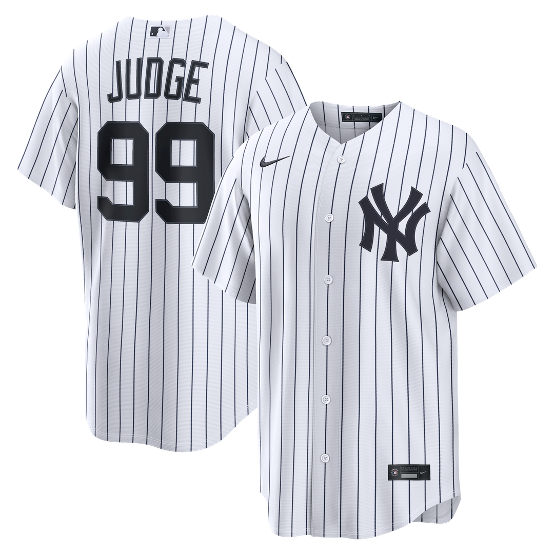 Men's New York Yankees Aaron Judge White Home Replica MLB Baseball Jersey - view 1