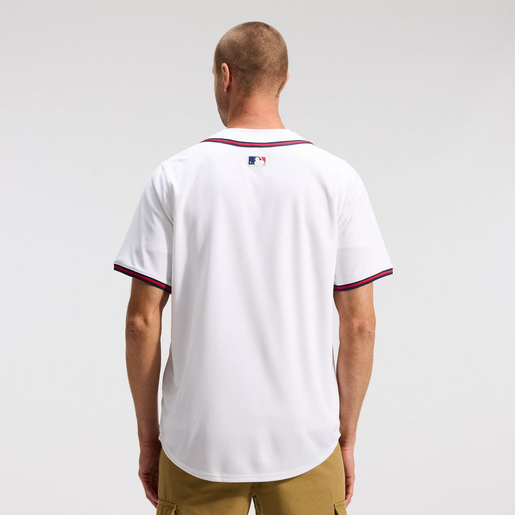 Men's Atlanta Braves White Home Limited MLB Baseball Jersey - view 3