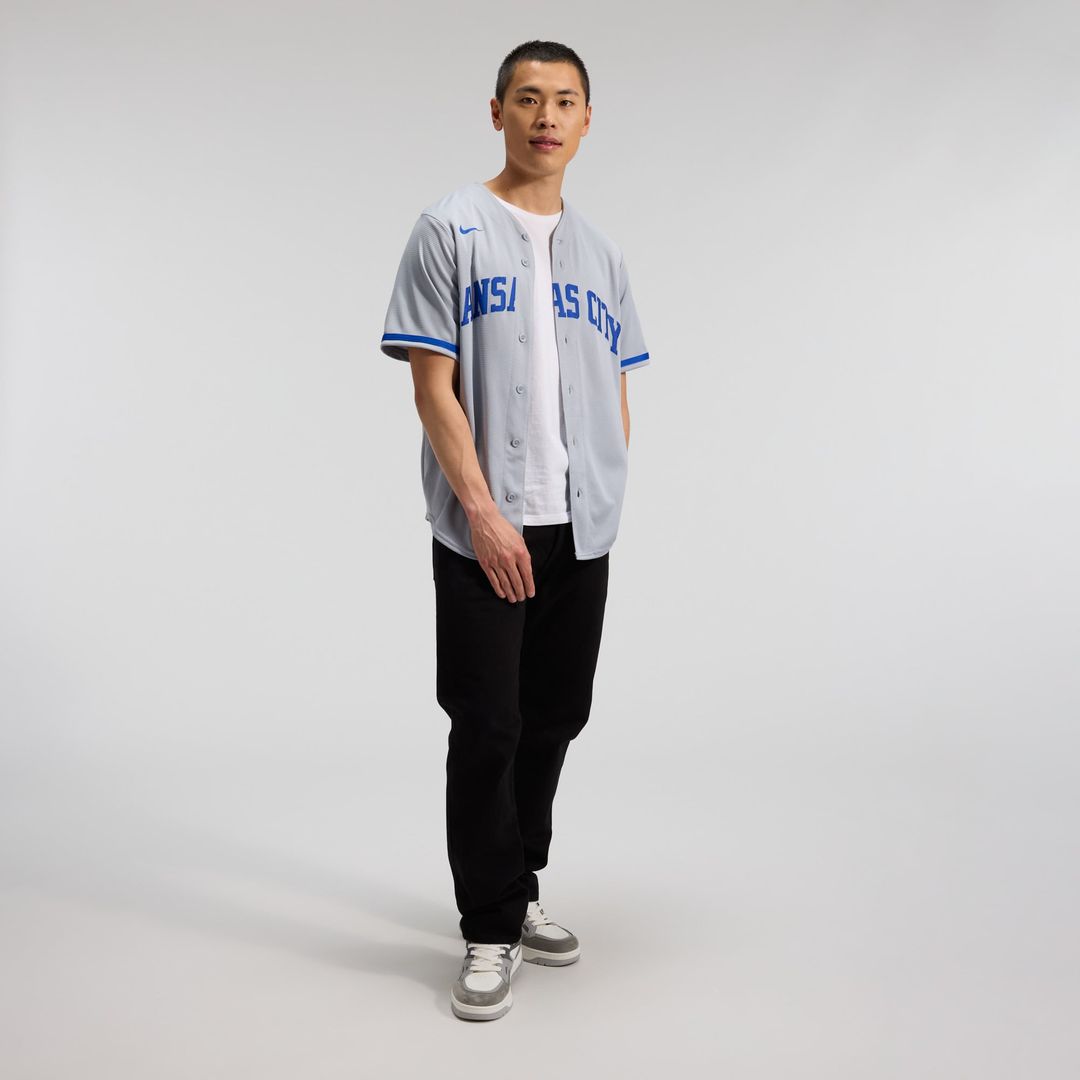 Men's Kansas City Royals Bobby Witt Jr. Rush Blue Alternate 2 Replica MLB Baseball Jersey - view 10