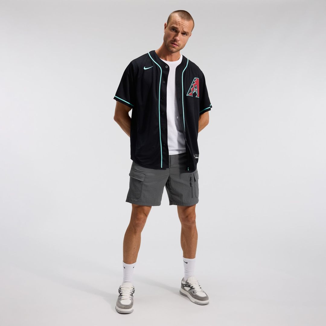 Men's Arizona Diamondbacks Corbin Carroll Black Alternate Replica MLB Baseball Jersey - view 5